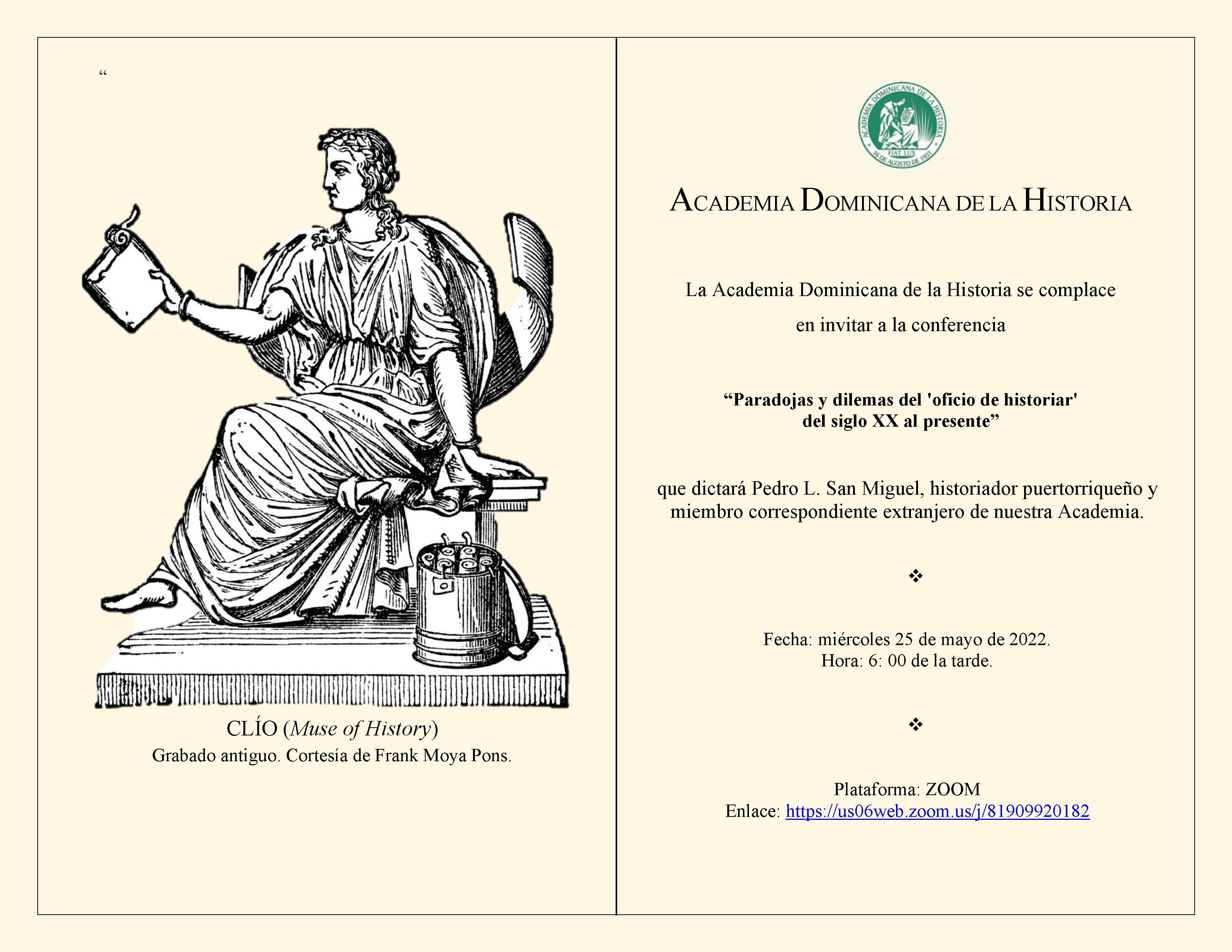 Paradojas y dilemas del ‘oficio de historiar’ del siglo XX al presente – Academia Dominicana de la Historia