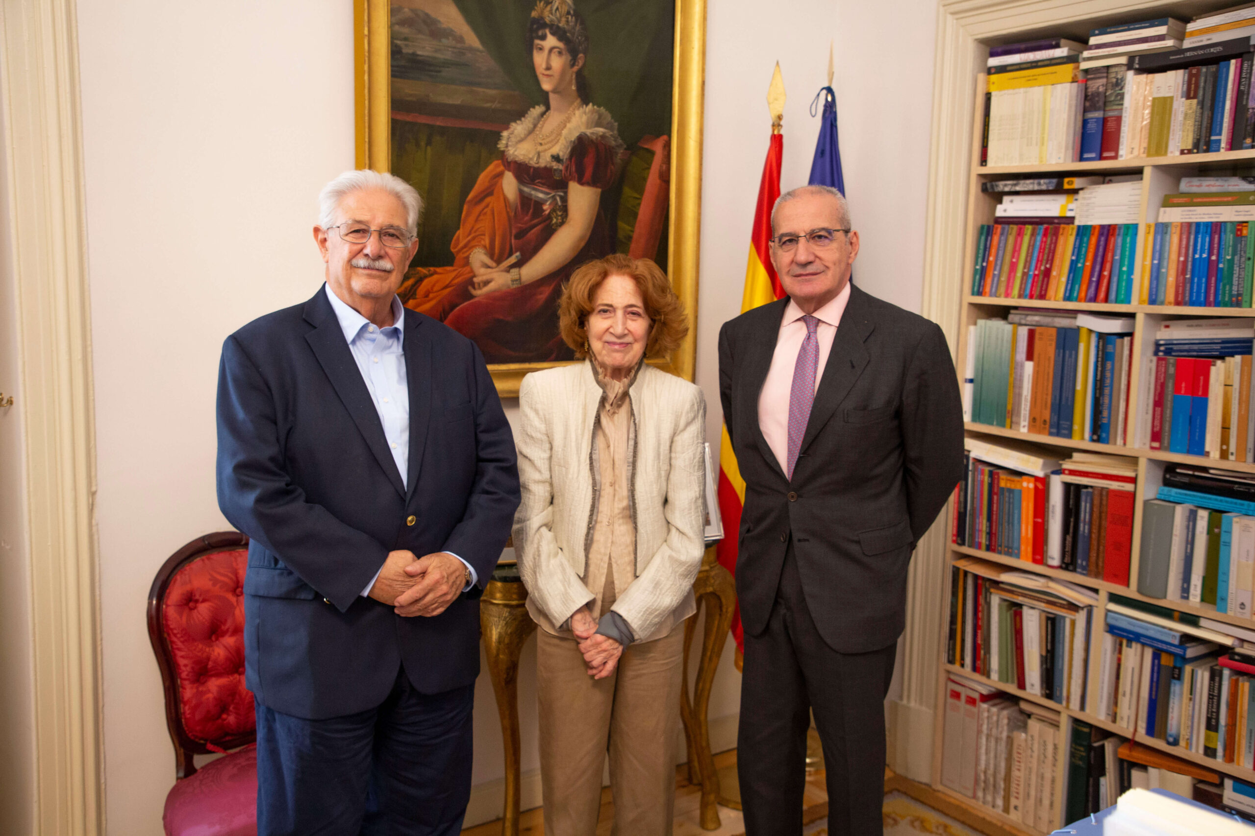 Visita del Director de la Academia Puertorriqueña de la Historia, doctor Jorge Rodríguez Beruff a la Real Academia de Historia en Madrid