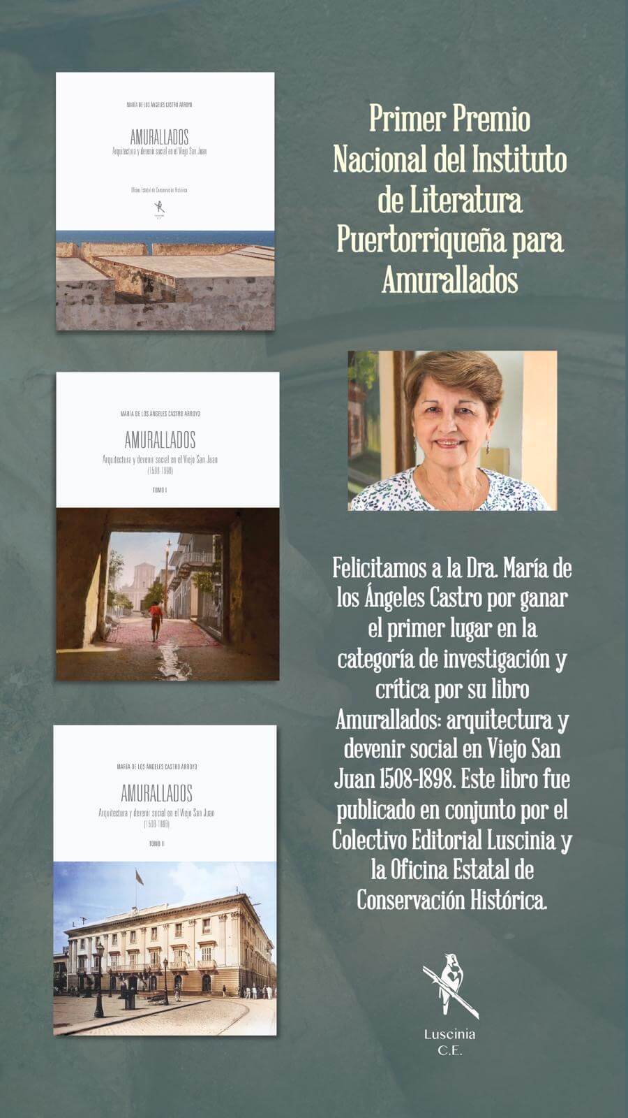 Primer Premio Nacional del Instituto de Literatura Puertorriqueña para Amurallados